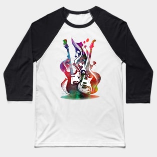 Guitars music art #guitar #music Baseball T-Shirt